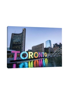 Sasb Wall Painting For Home Decor Printed With Hidden Frame Multicolour 80X60cm  - Image 1