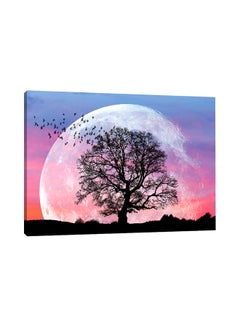 Sasb Wall Painting For Home Decor Printed Luxury Vinyl With Hidden Frame Multicolour 80X60cm  - Image 1