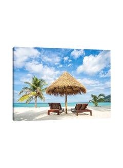 Sasb Wall Painting For Home Decor Printed Luxury Vinyl With Hidden Frame Multicolour 80X60cm  - Image 1