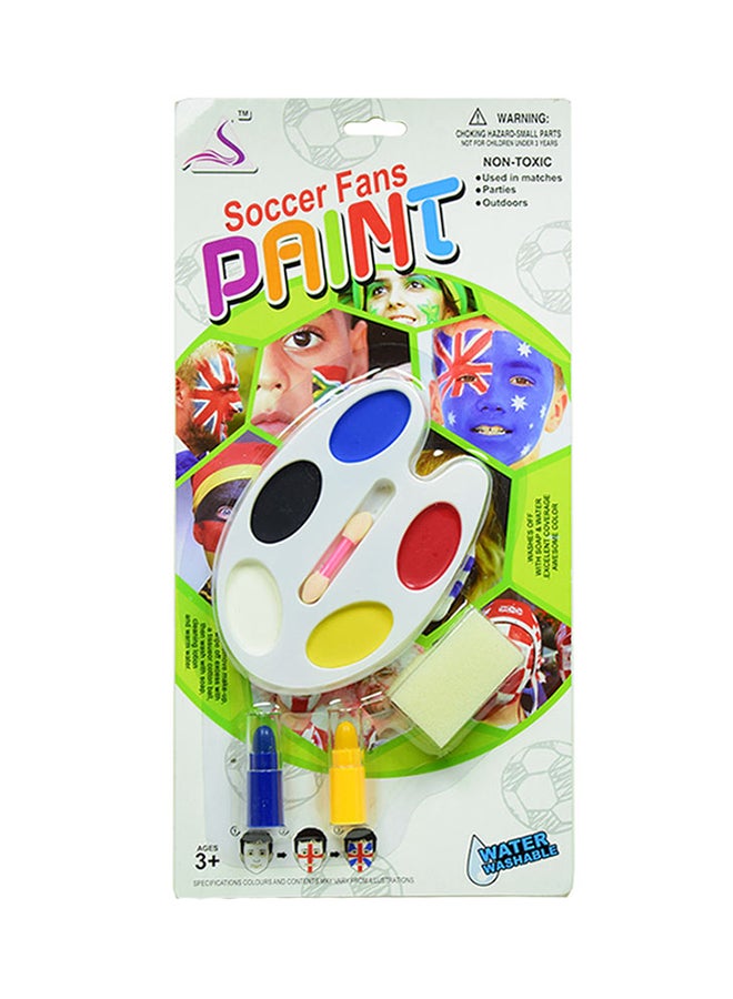 Pack Of 6 Halloween Soccer Fans Paint Kit 0.025kg