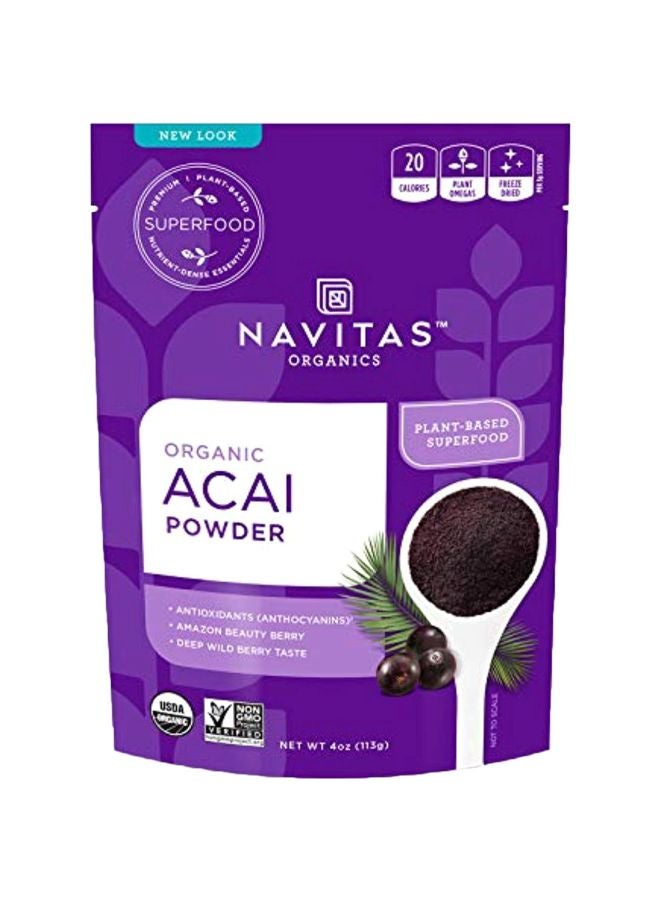 Navitas Organics Organic Acai Powder 4ounce 