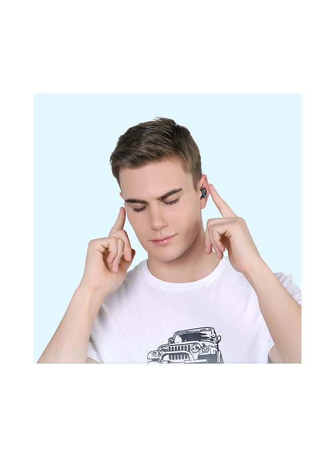 Wireless Bluetooth Earphones With Charging Box And Mic White