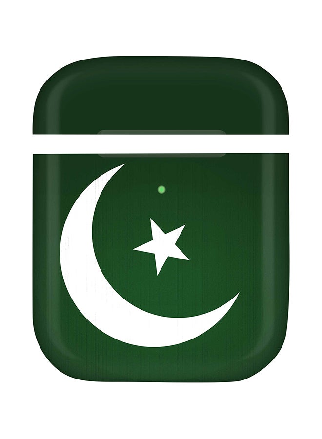 Stylizedd Flag Of Pakistan Designed AirPods Case Cover Green/White 