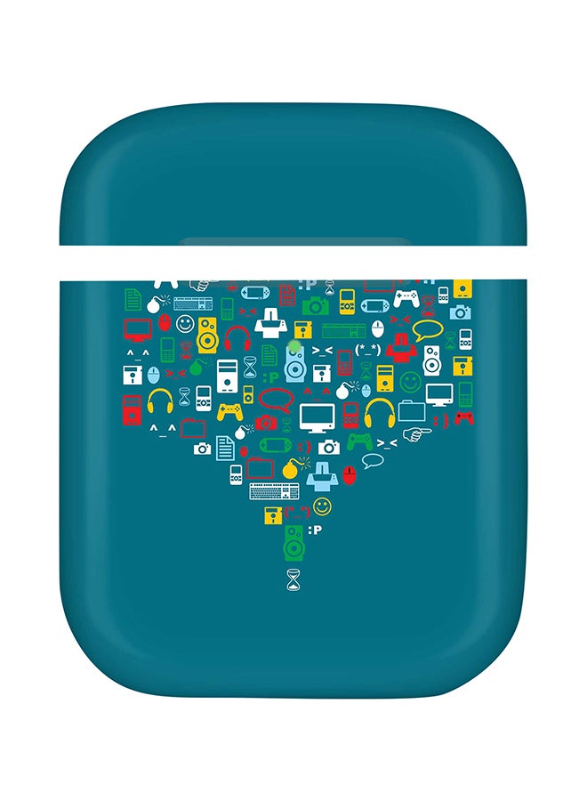 Stylizedd StylePods Designer Case Cover For Apple AirPods Generation 1/2 Blue 