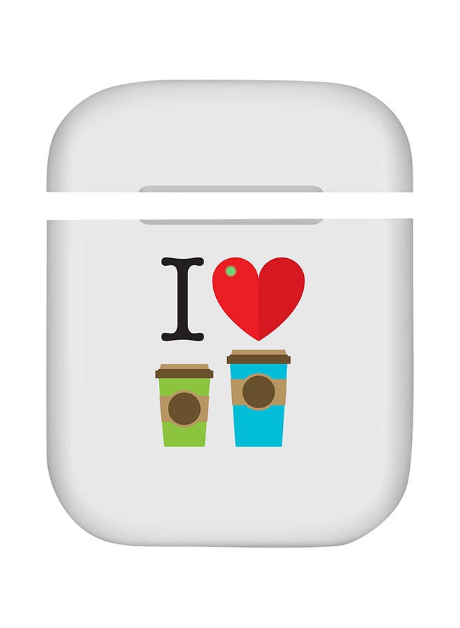 ستايلايزد غطاء حماية ستايل بودز لسماعات إيربودز بتصميم مميز أبيض