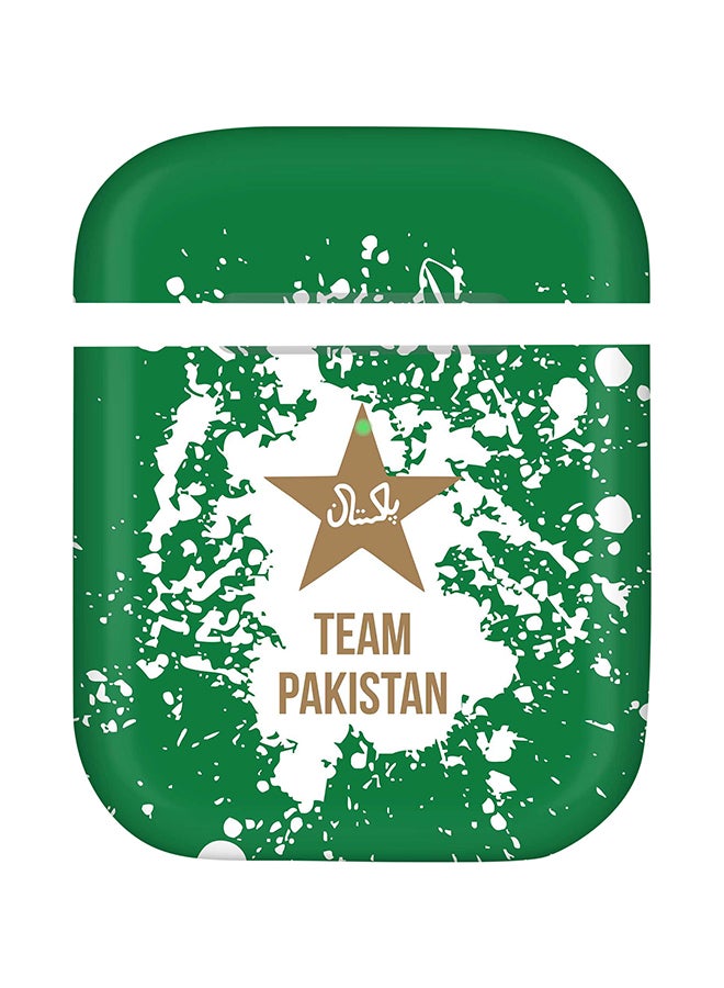 ستايلايزد غطاء حماية بتصميم ستايل بودز لسماعة آيربودز الجيل 1/2 أخضر