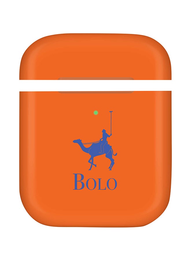 غطاء حماية ستايل بودز لسماعات إيربودز بتصميم مميز برتقالي