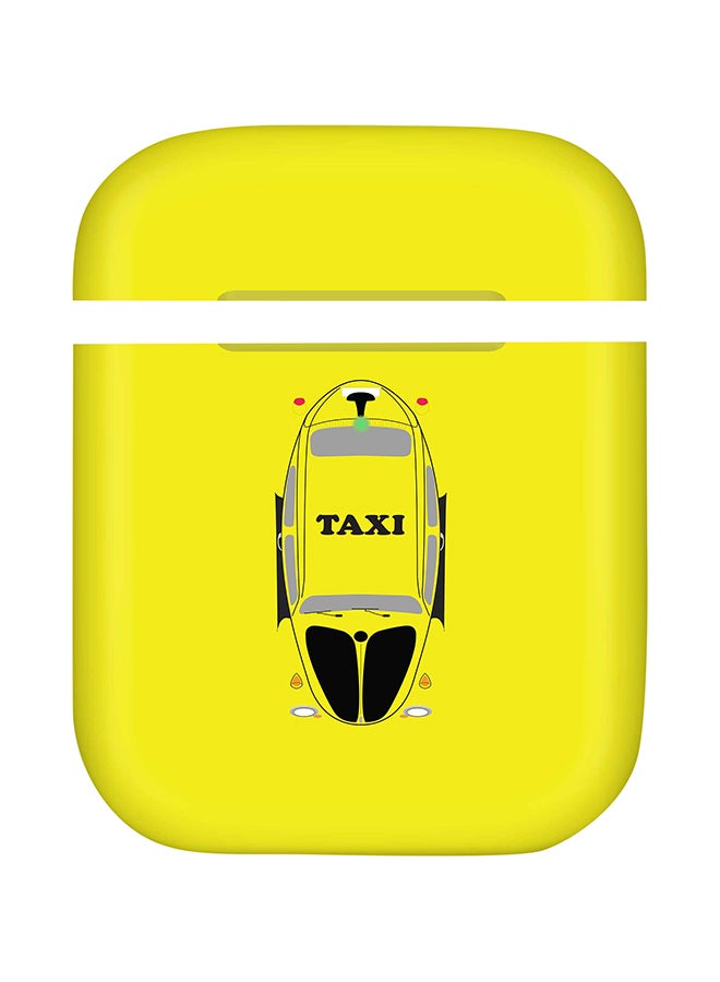 ستايلايزد حافظة لسماعات آيربودز برو مصنوعة من البولي كربونات ومزودة بحلقة أصفر