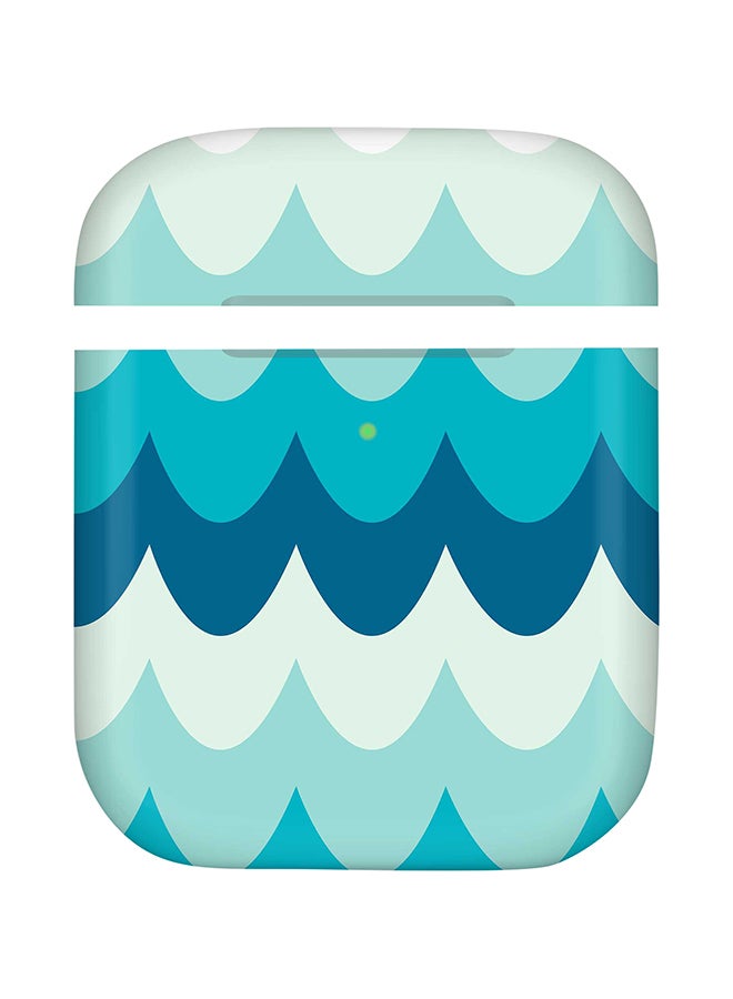 ستايلايزد غطاء حماية بتصميم مناسب لآيربودز أزرق