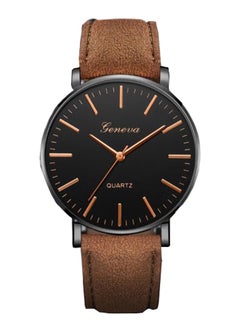 Geneva men Leather Brief Style Analog Watch 1191  - Image 1