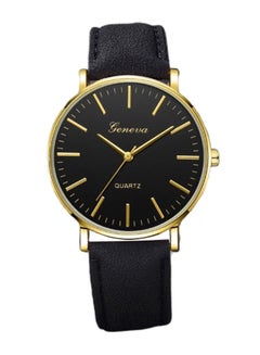 Geneva men Leather Brief Style Analog Watch 936  - Image 1