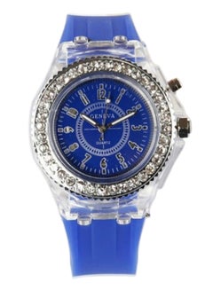 Geneva men Silicone Round Analog Watch 2543  - Image 1
