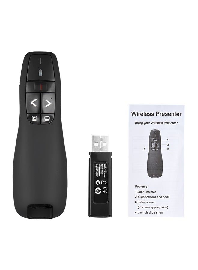 Generic - Wireless USB Powerpoint Presentation Flip Pen Remote Black - Image 1