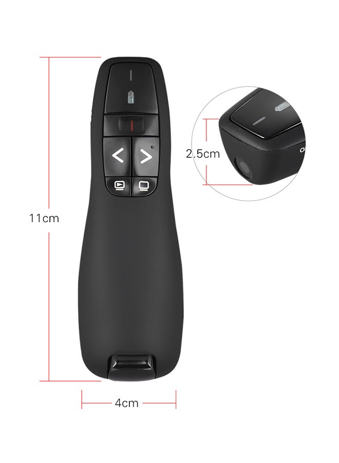 Generic - Wireless USB Powerpoint Presentation Flip Pen Remote Black - Image 1