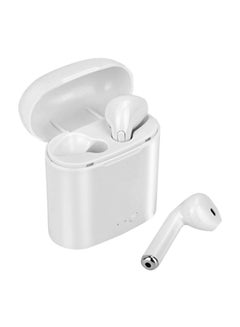 i7S TWS Wireless Bluetooth In-Ear Earbuds With Mic White