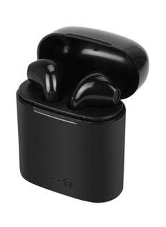 i7S TWS Bluetooth In-Ear Earbuds With Mic Black