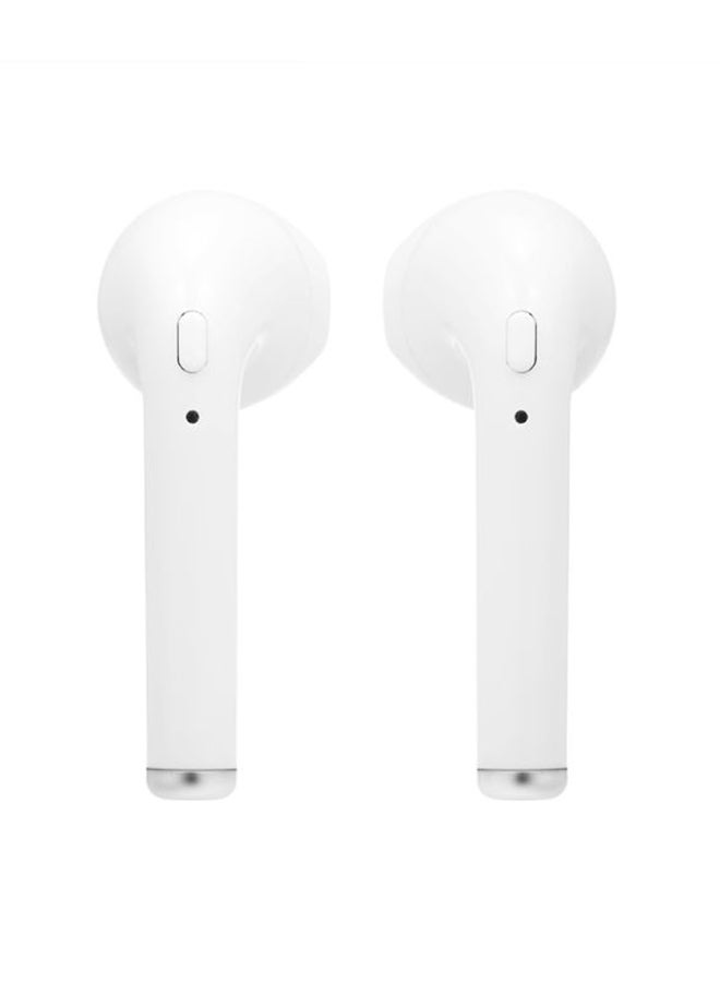 Generic - i7 Mini Wireless Bluetooth In-Ear Earbuds With Mic White - Image 1