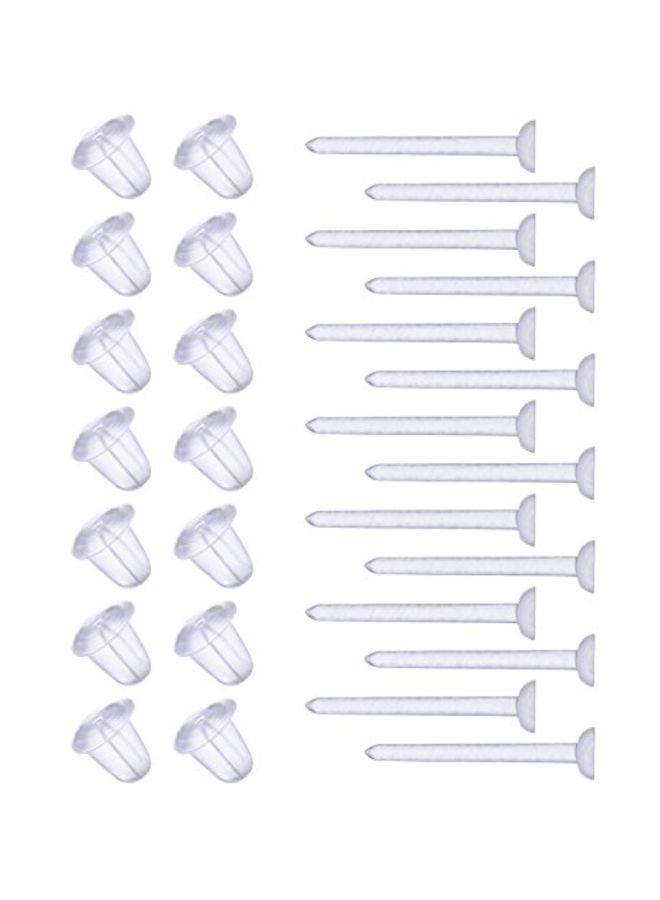 Shappy - Pair 1000 Plastic Earring Posts - Image 1