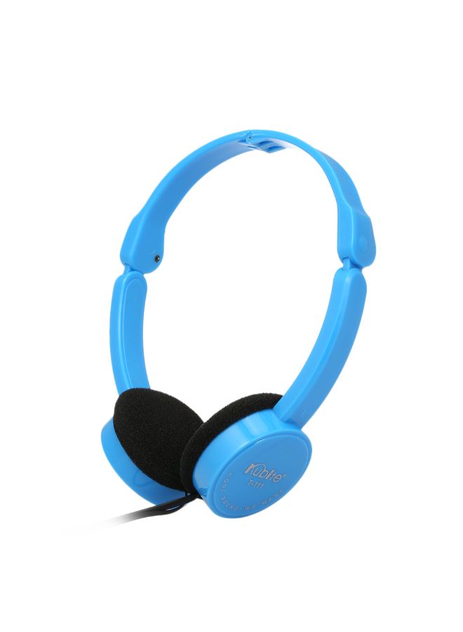 T-111 Wired Over-Ear Foldable Headphones With Mic Blue - v1571926535/N31079303A_3