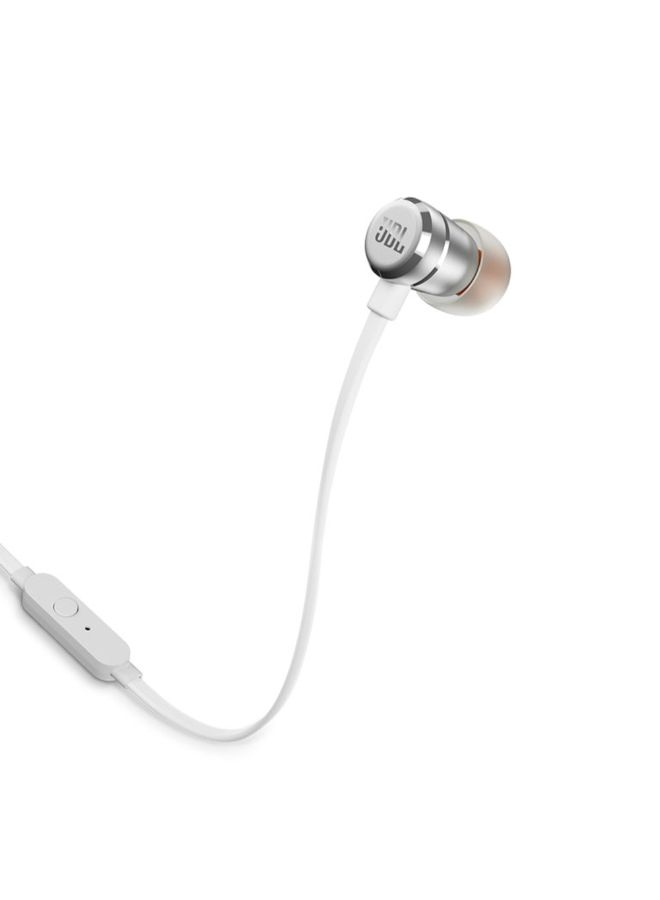 JBL Tune 290 Stereo Wired In-Ear Headphones Silver  - Image 2