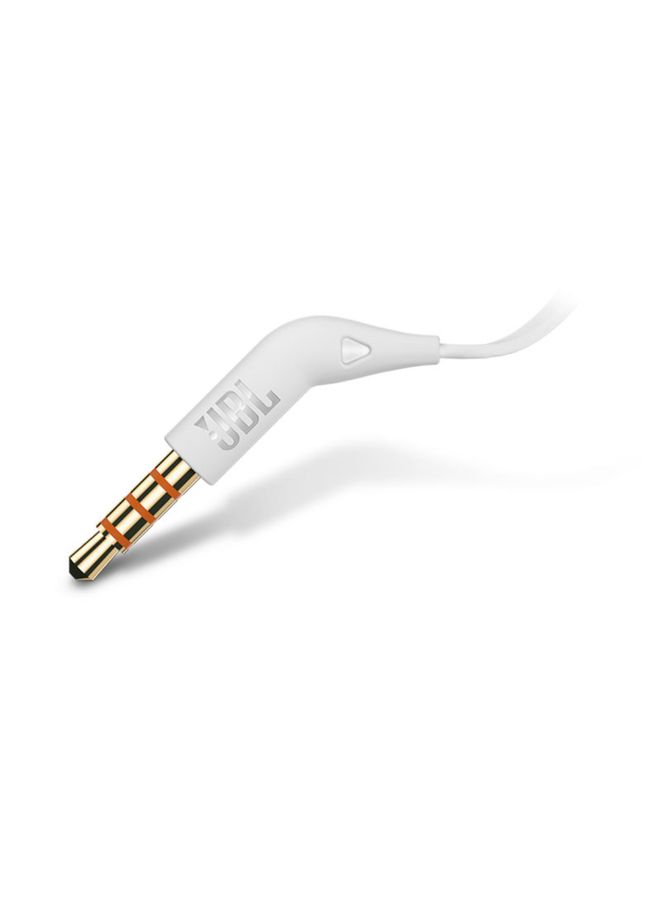 JBL Tune 290 Stereo Wired In-Ear Headphones Silver  - Image 3