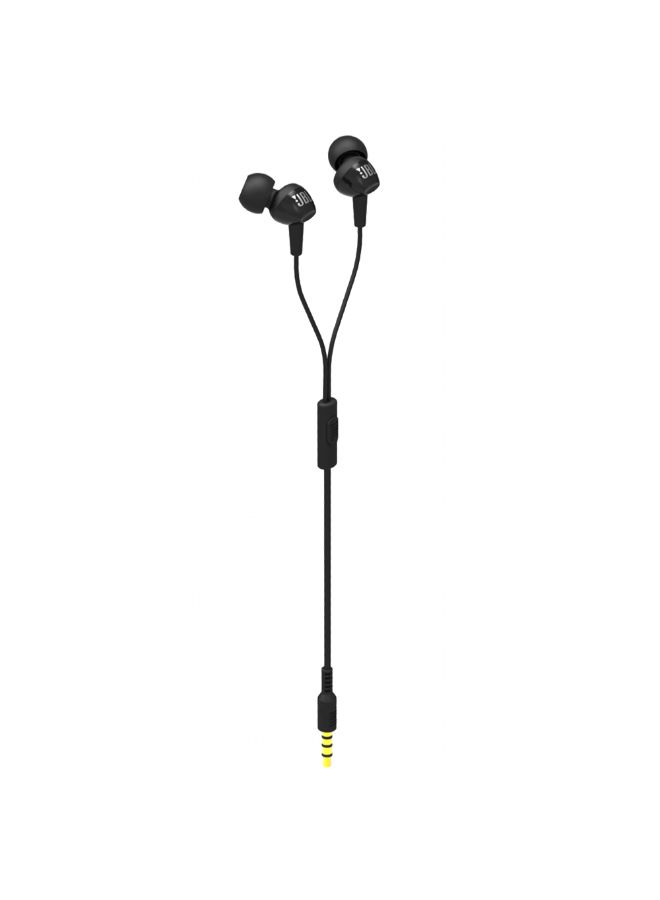 C100SI Stereo Wired In-Ear Headphones Black - v1571926569/N31098116A_2