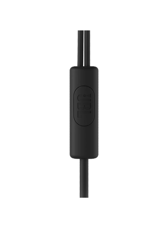 JBL - C100SI Stereo Wired In-Ear Headphones Black - Image 1