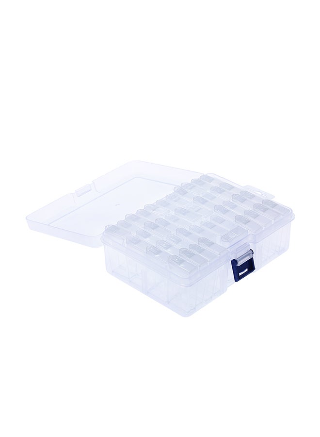 Plastic Diamond Storage Box Clear - Image 1