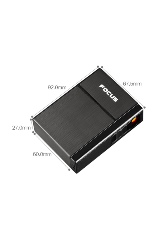 Generic Plastic Cigarette Dispenser Storage Box Black  - Image 3