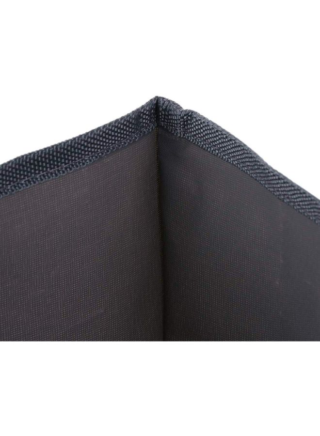 3-Section Large Foldable Oxford Laundry Basket Dark gray 25X5X25kg  - Image 3