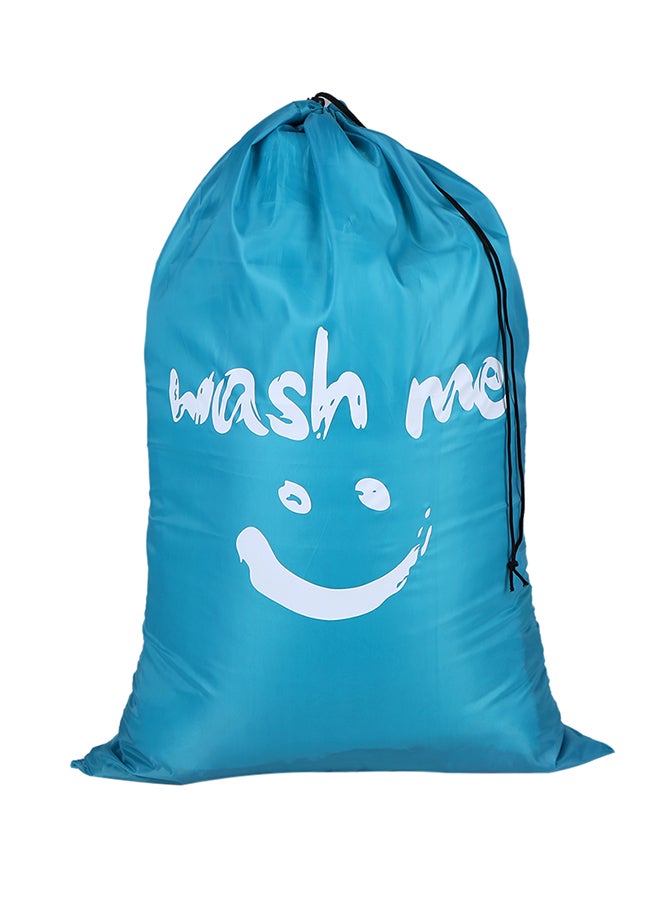 Generic Multi-Functional Large Foldable Nylon Laundry Bag Blue 24X1X15kg  - Image 1