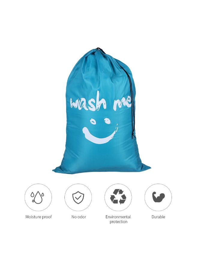 Generic Multi-Functional Large Foldable Nylon Laundry Bag Blue 24X1X15kg  - Image 5