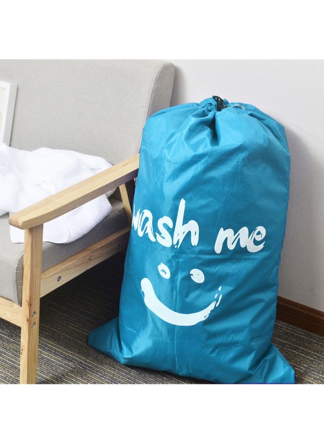 Generic Multi-Functional Large Foldable Nylon Laundry Bag Blue 24X1X15kg  - Image 4