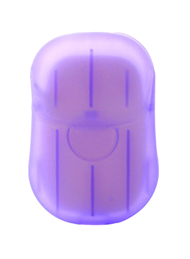 20-Piece Disposable Soap Flakes With Storage Box Multicolor 7X3X4.5kg