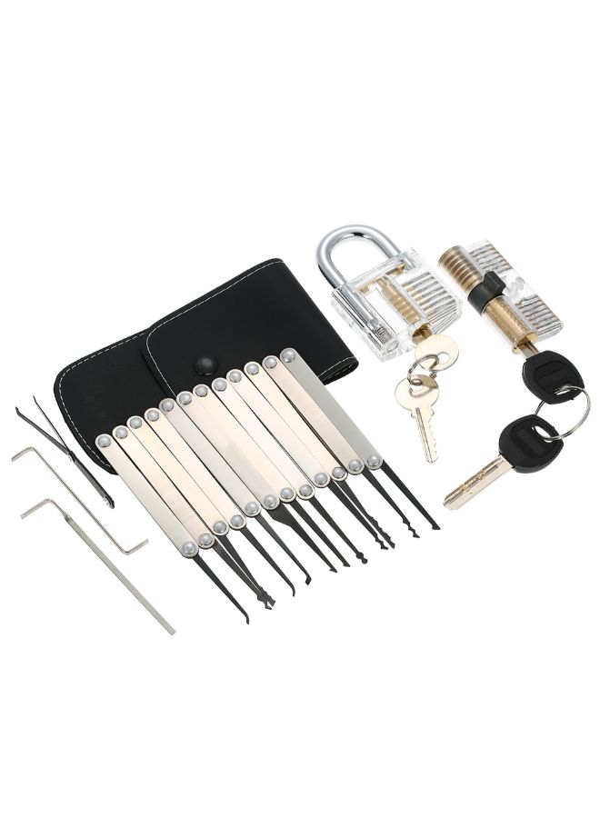 15-Piece Lock Picking Set Multicolour - Image 4