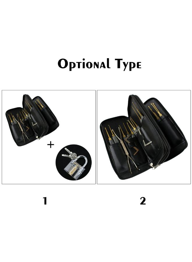 Practical Stainless Steel Unlocking Tool Multicolour