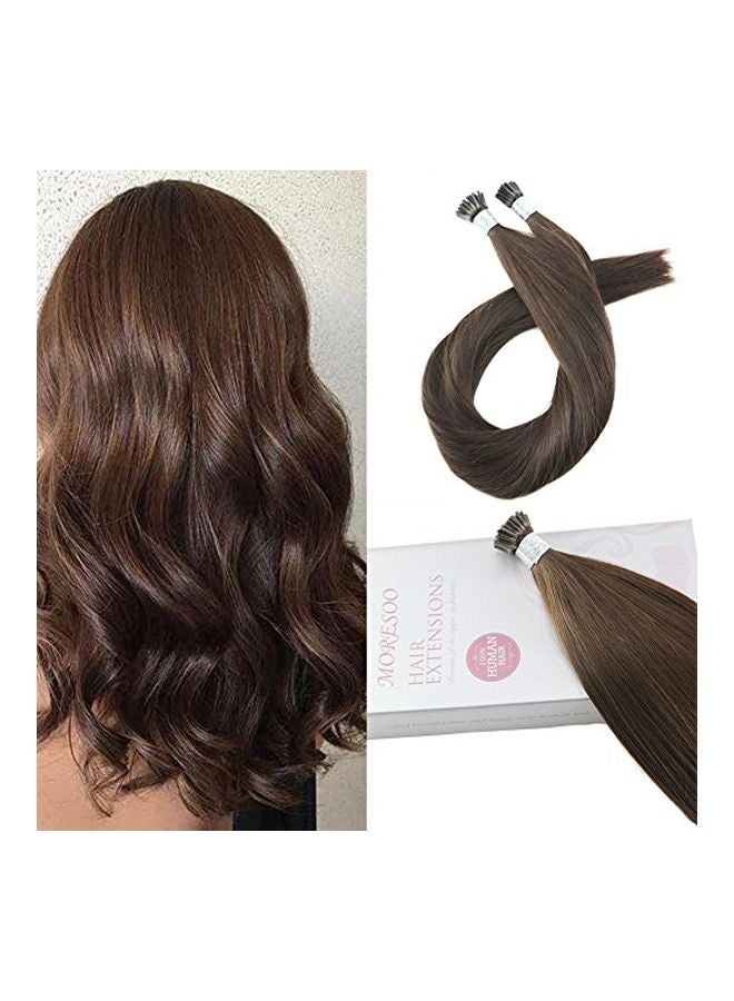 Moresoo 50-Strand Keratin Hair Extension 4 18inch - Image 2