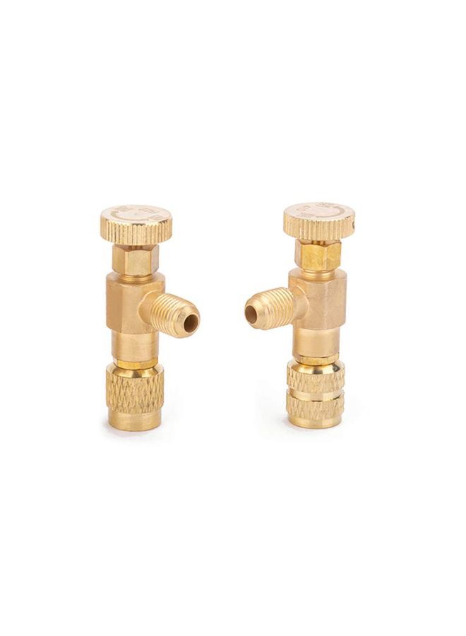 Refrigerant Charging Flow Control And Fluorine Safety Valve Gold 10.00x5.00x10.00centimeter  - Image 3
