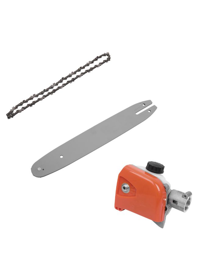 Multifunctional Pole Pruning Chainsaw Set Orange and Silver 37.00x9.00x16.00cm - Image 3
