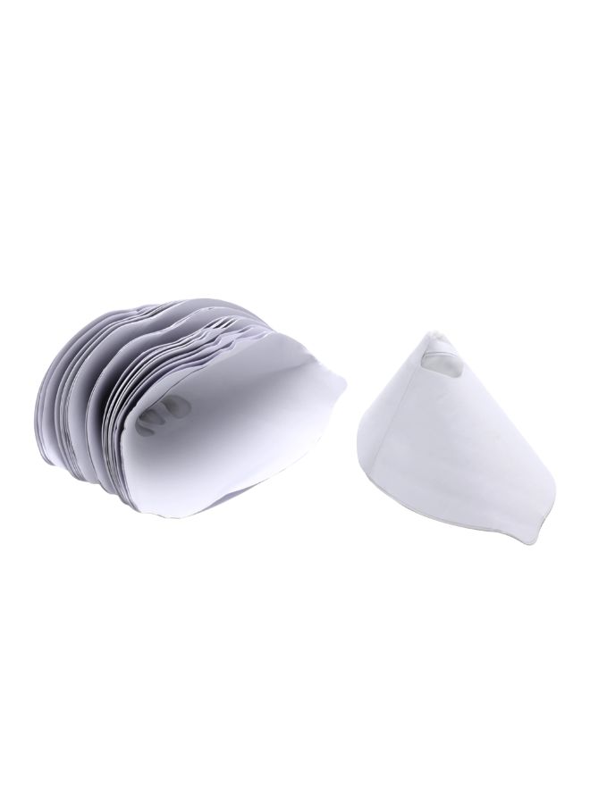 50-Piece Paint Coating Filter Paper White 13.6cm - Image 2