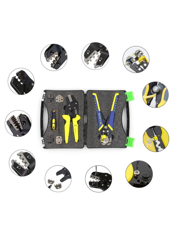 Paron Engineering Ratcheting Terminal Wire Crimping Pliers Kit Multicolour 23.50x4.50x18.50cm  - Image 2