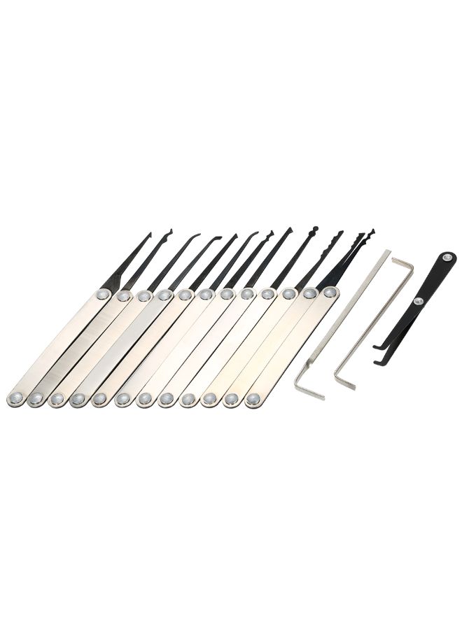 15-Piece Lock Picking Set Multicolour