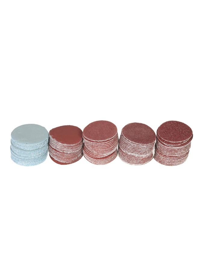 Generic - 100-Piece Sanding Discs Multicolour 8.00x2.50x4.50cm - Image 1