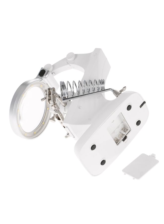 LED Welding And Soldering Repair Magnifying Tool White 20.80x10.00x19.00cm - Image 2