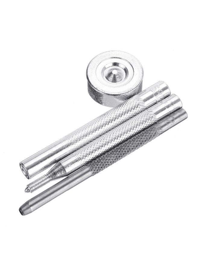 4-In-1 Cloth Button Setting Tool Kit Multicolour 17.50x2.20x9.80cm