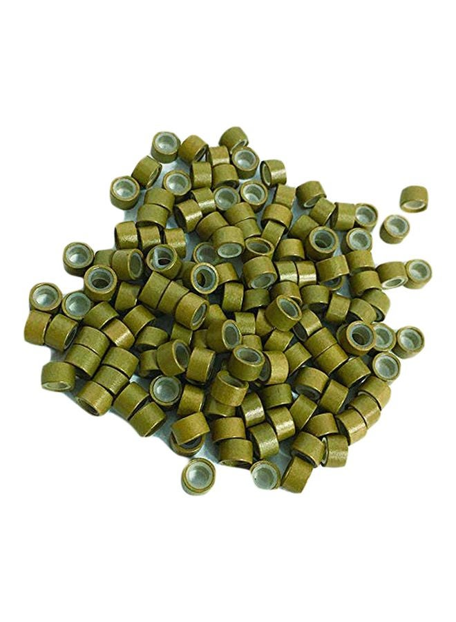 جامب مجموعة حلقات دقيقة مبطنة من السيلكون من 1000 قطعة أشقر 8 D 5ملليلتر - Image 1