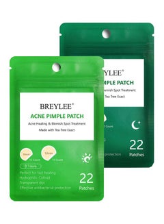 Breylee Pack Of 22 Tea Tree Extract Acne Pimple Patches White  - Image 1