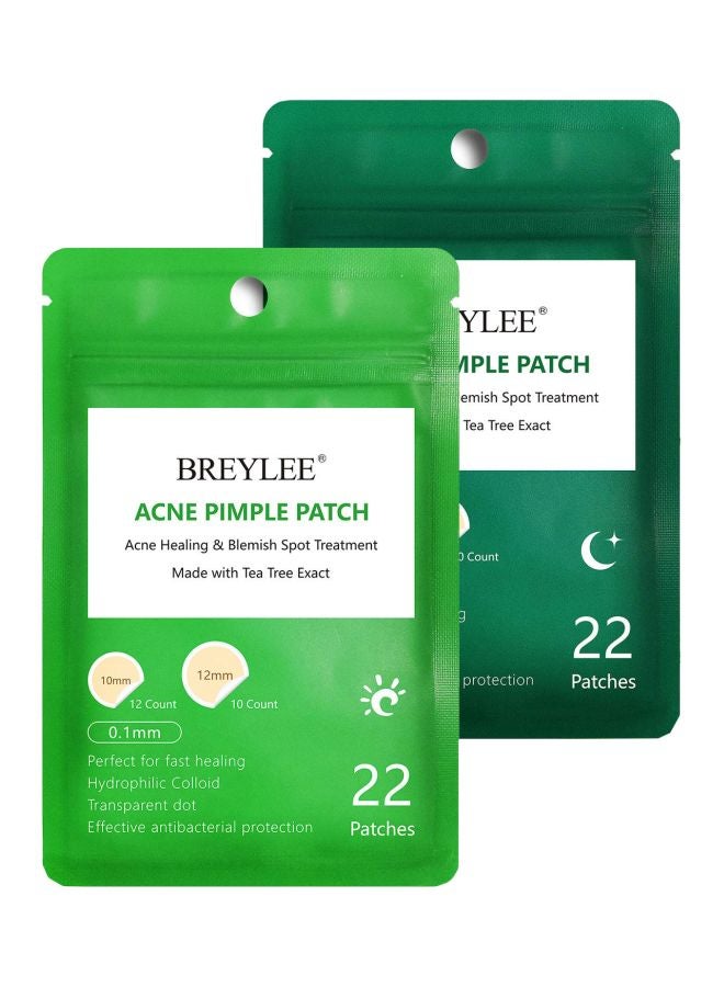 Breylee - Pack Of 22 Tea Tree Extract Acne Pimple Patches White - Image 1
