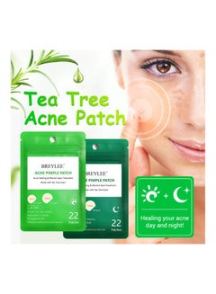 Breylee Pack Of 22 Tea Tree Extract Acne Pimple Patches White  - Image 2