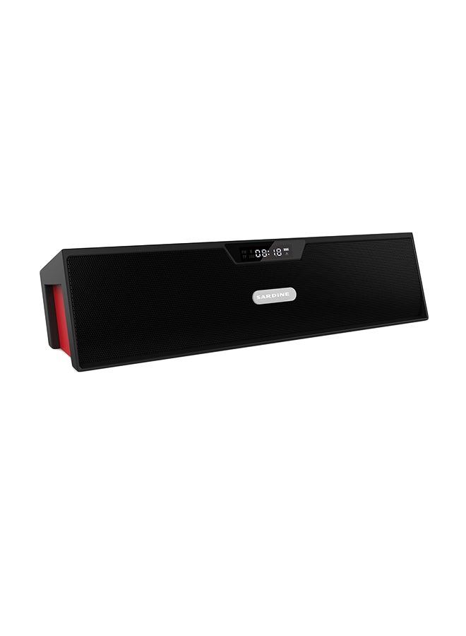 Sardine - SDY-019 Portable Stereo Wireless Bluetooth Speaker Black - Image 1
